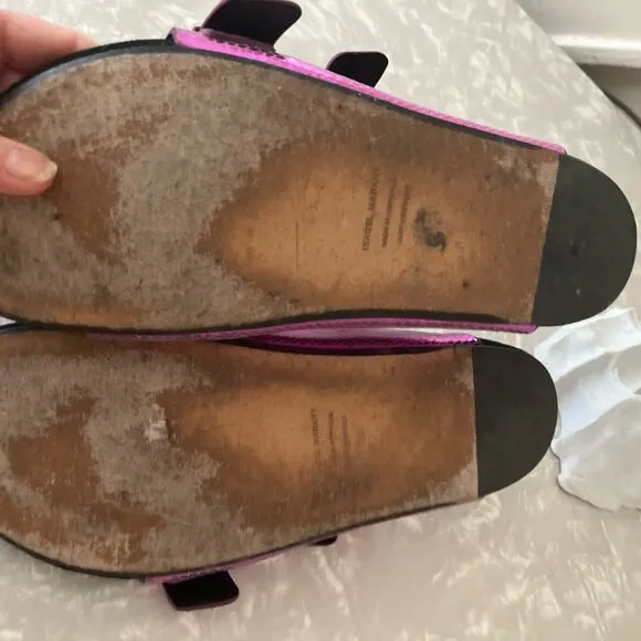 disco purple isabel marant lennyo birkenstock sandals italy leather insole