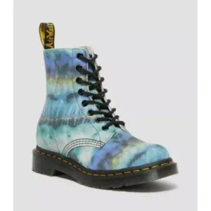 Doc Marten 1460 Pascal Blue Tie Dye Leather Boots - 5US/36EU, BNWTs