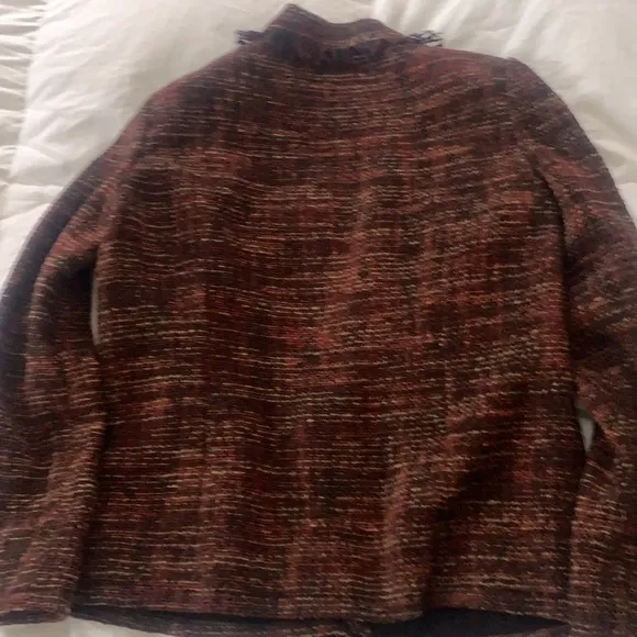 Dolce Gabbana tweed alpaca wool velvet knitted blazer jacket rare