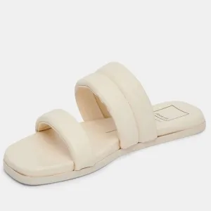 Dolce Vita Adore Sandals in Ivory Leather