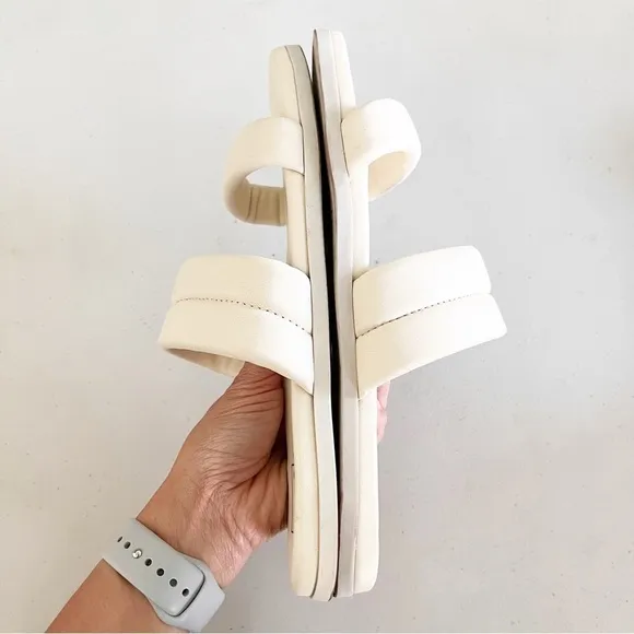 Dolce Vita Adore Sandals in Ivory Leather