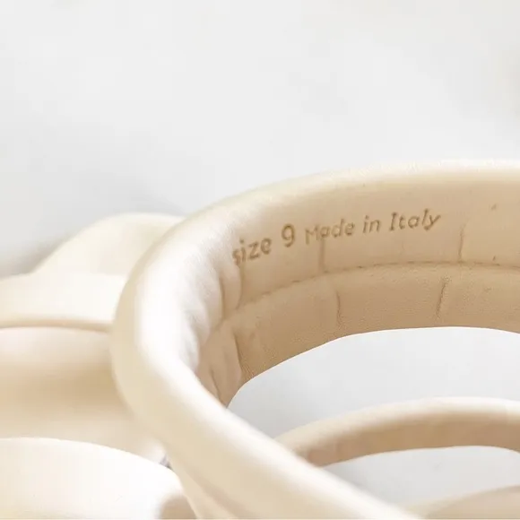 Dolce Vita Adore Sandals in Ivory Leather