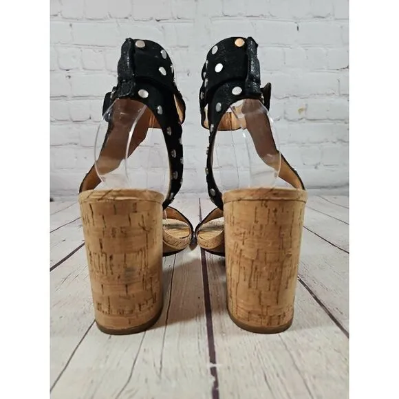 ☆Dolce Vita Essie Heeled Studded Sandals Women's Size 9.5