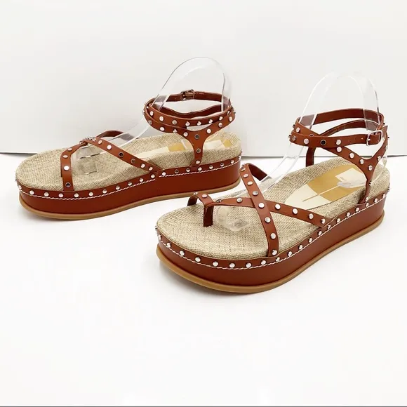 🆕{Dolce Vita} Leather Studded Platform Sandals