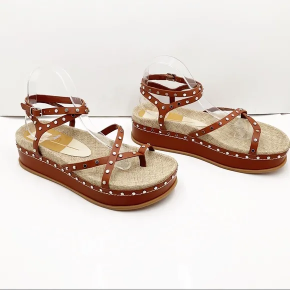 🆕{Dolce Vita} Leather Studded Platform Sandals