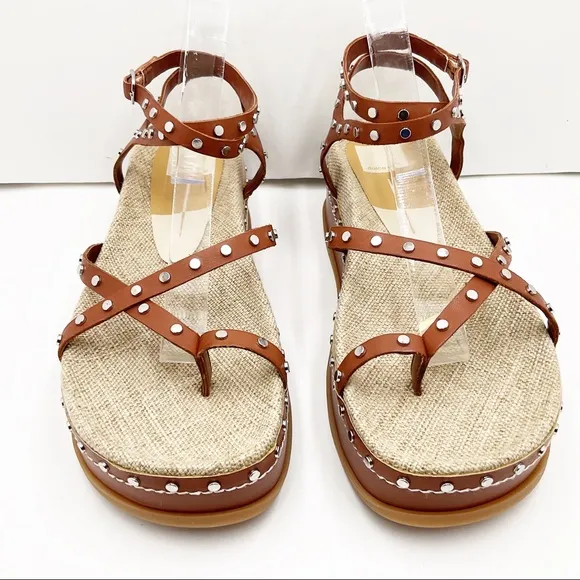 🆕{Dolce Vita} Leather Studded Platform Sandals