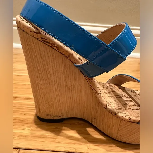 Dolce&amp; Gabbana Slingback Sandals Blue Size 6/ EU 36