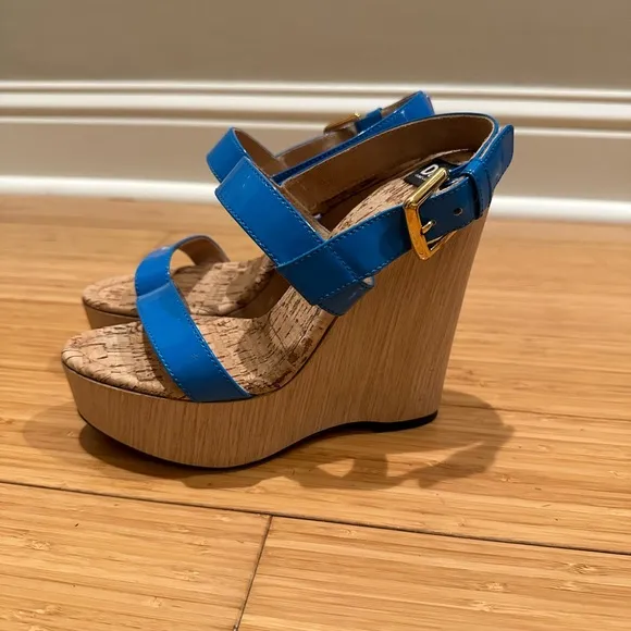 Dolce&amp; Gabbana Slingback Sandals Blue Size 6/ EU 36