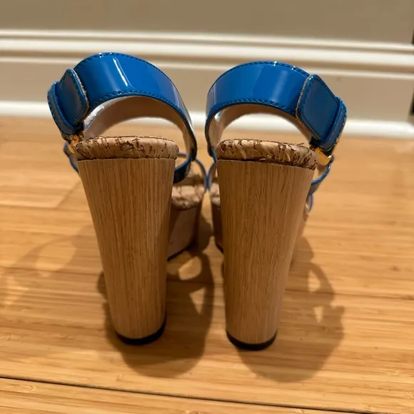 Dolce&amp; Gabbana Slingback Sandals Blue Size 6/ EU 36