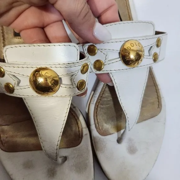 Dolce Gabbana used thing studded sandals size 36