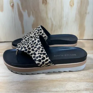 Donald J. Pliner Leopard Print Sandals Women’s Size 9