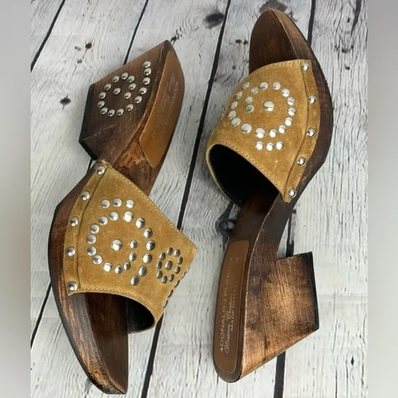 Donald J. Pliner Suede Studded Women's Sandals