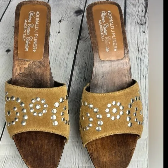 Donald J. Pliner Suede Studded Women's Sandals