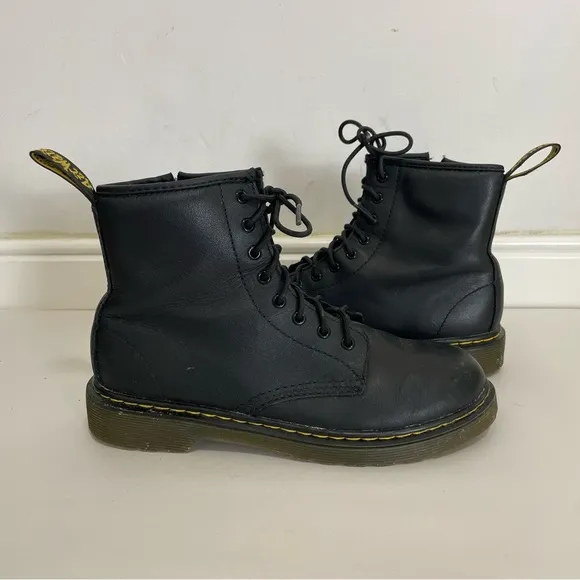 Dr  Martens 1460 J Black Boots Size