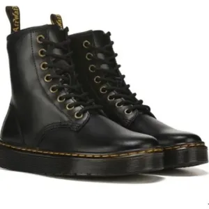 Dr. Martens Black Leather Ladies Size 11 Zavala Combat Moto Streetwear Boots NWT