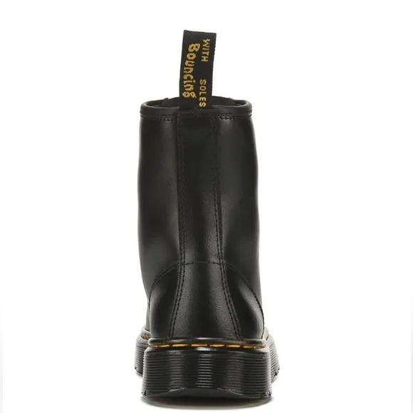 Dr. Martens Black Leather Ladies Size 11 Zavala Combat Moto Streetwear Boots NWT