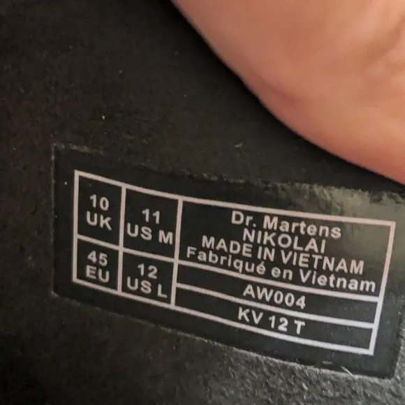 Dr Martens Black Nikolai Leather Sandals. Size 11