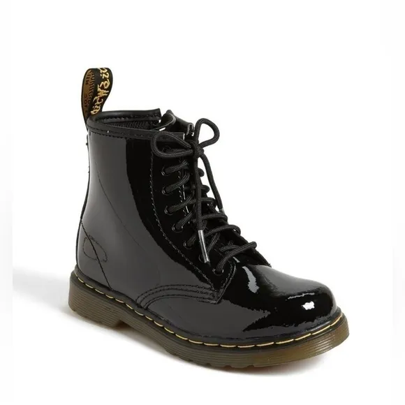 Dr. Martens Black Parent Leather Boots 7
