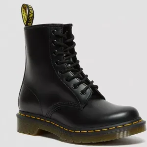Dr. Martens Black Smooth Leather 1460 Lace Up Boots Women’s 10 New Without Box