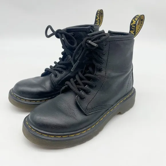 Dr. Martens Boots Leather Classic Black Size 12