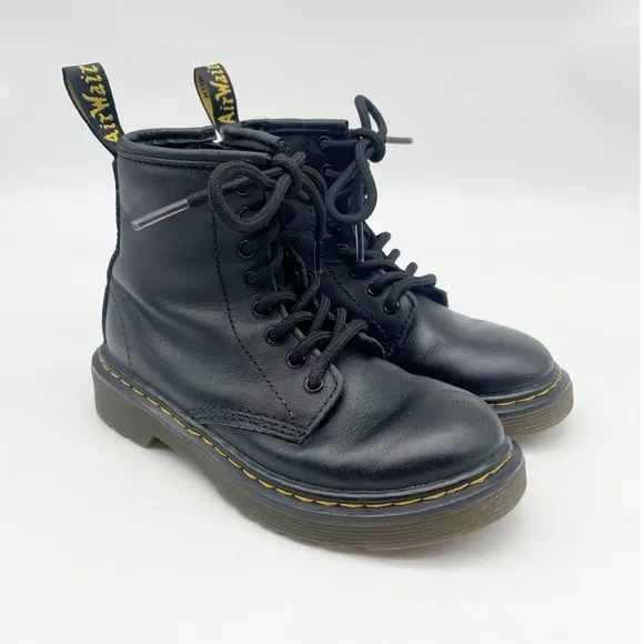 Dr. Martens Boots Leather Classic Black Size 12