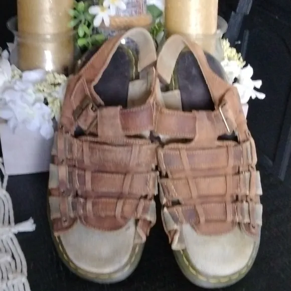 Dr. Martens Brown Leather Sandals