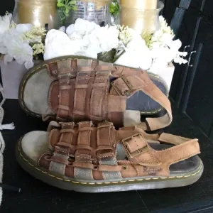 Dr. Martens Brown Leather Sandals