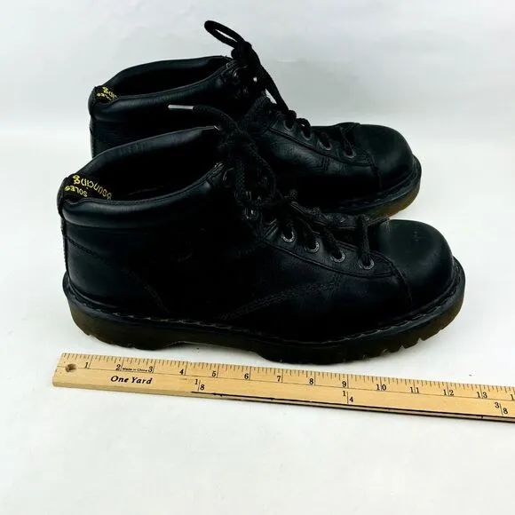 Dr. Martens‎ Lace Up Ankle Chukka Boots Mens 13 Black Leather Chunky 8287 China