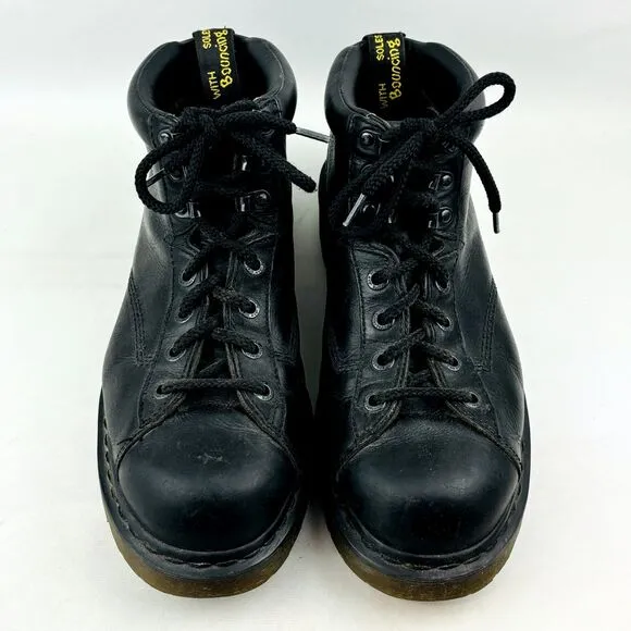 Dr. Martens‎ Lace Up Ankle Chukka Boots Mens 13 Black Leather Chunky 8287 China