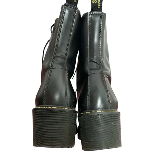 Dr. Martens Leona Leather Combat Boots