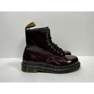 Dr. Martens Vegan 1460 Cherry Red Classic Lace Up Boots Women’s Size 8