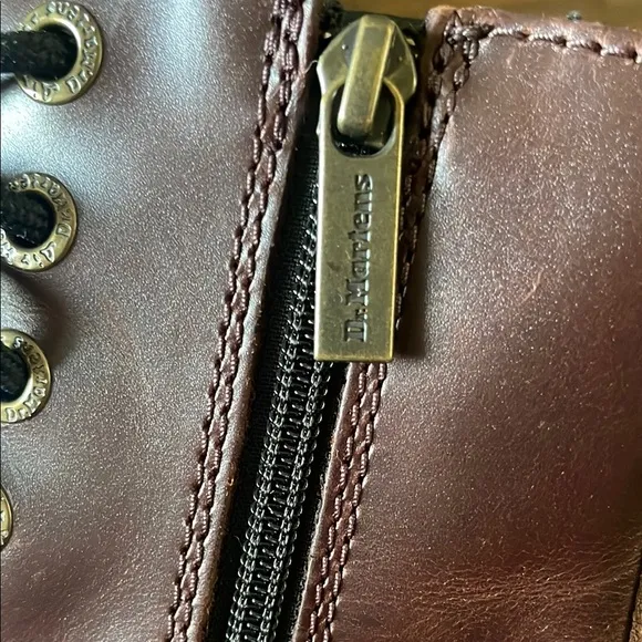 Dr. Martens Women's Brown Leather Boots