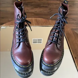 Dr. Martens Women's Brown Leather Boots