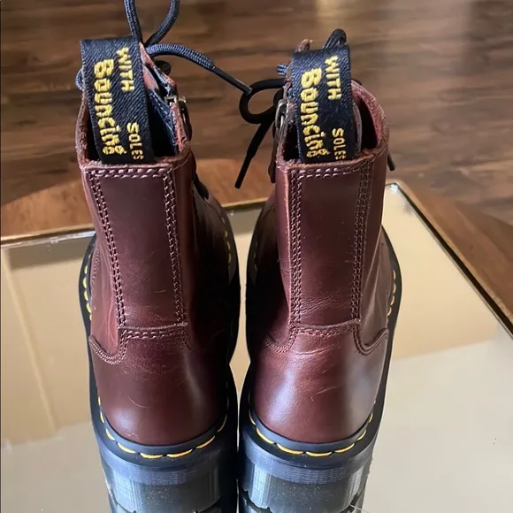 Dr. Martens Women's Brown Leather Boots