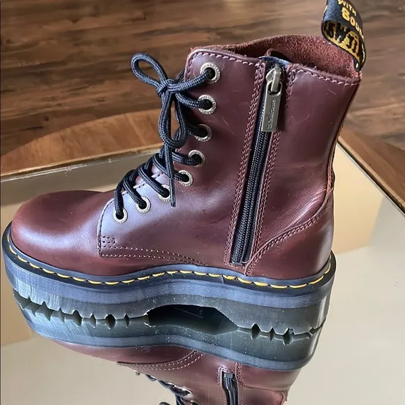 Dr. Martens Women's Brown Leather Boots