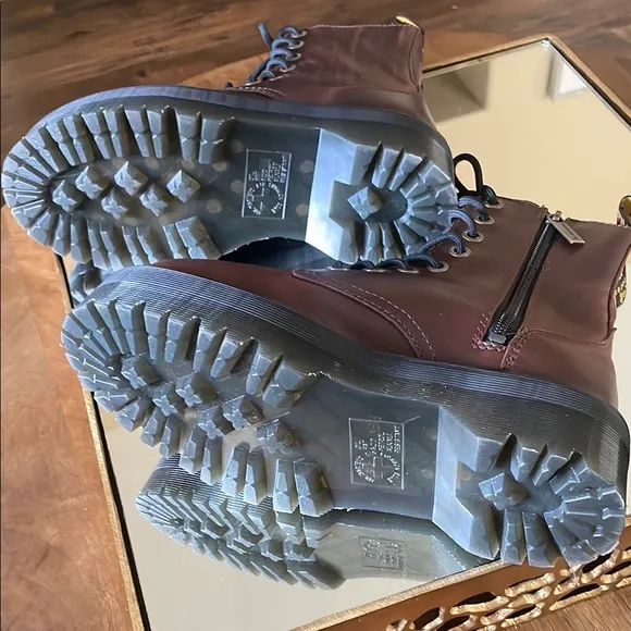 Dr. Martens Women's Brown Leather Boots