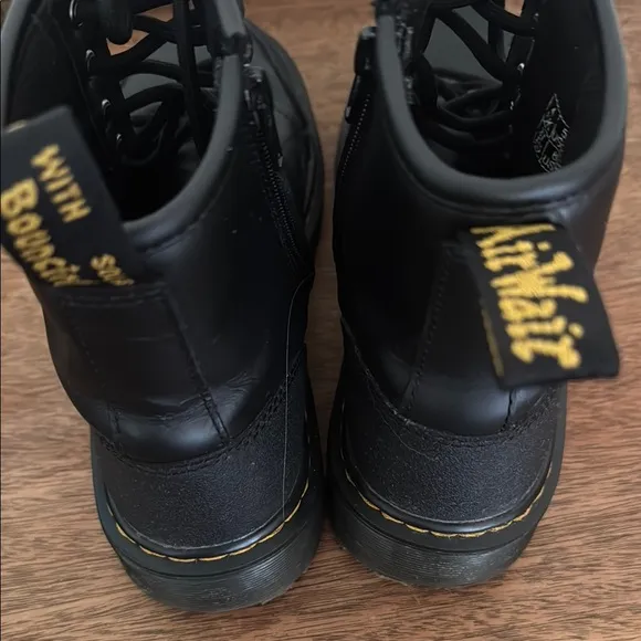 Dr. Martens YOUTH 1460 OVERLAY LEATHER BOOTS
