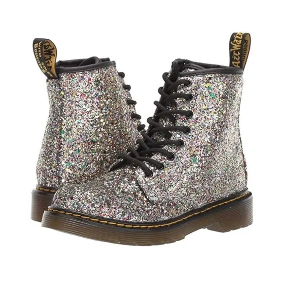 Dr.Marten's Junior 1460 Chunky Glitter Boots Kids Size 4