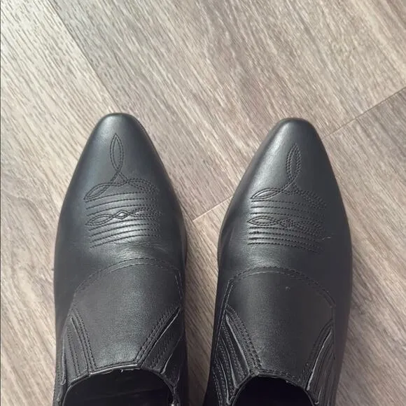 Durango Black Cowboy &amp; Western Leather Boots Size 8