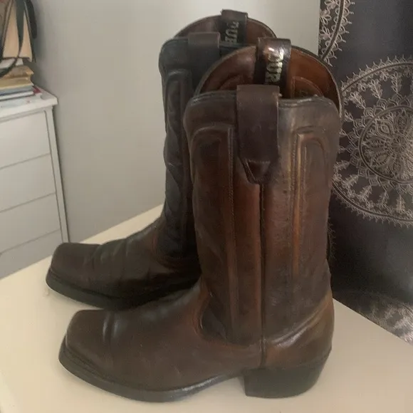 DURANGO Brown Western Boots Size 8D