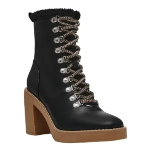 DV by Dolce VitaCarmen FauxShearling LinedBootie Black (Women) Size 8
