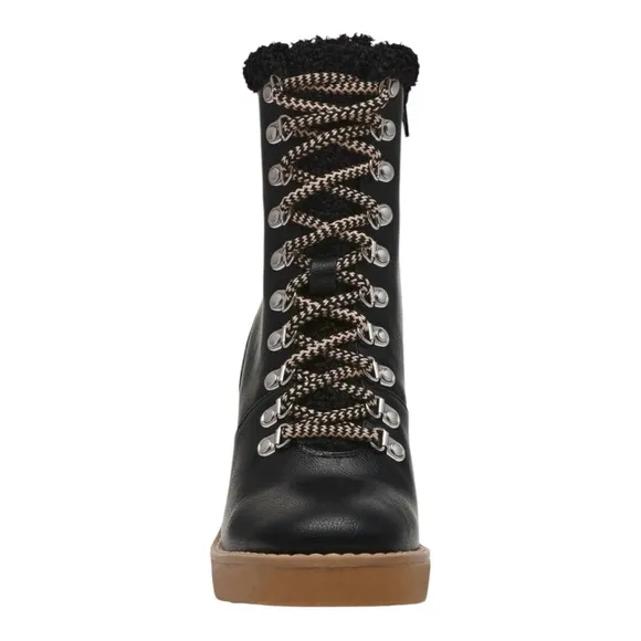 DV by Dolce VitaCarmen FauxShearling LinedBootie Black (Women) Size 8