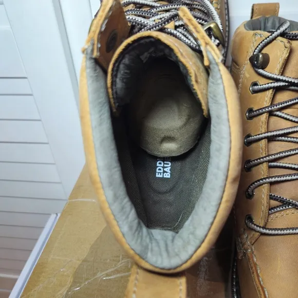 Eddie Bauer Severson Moc Toe Boots Waterproof Wheat Tan 4041 Men’s Size 11