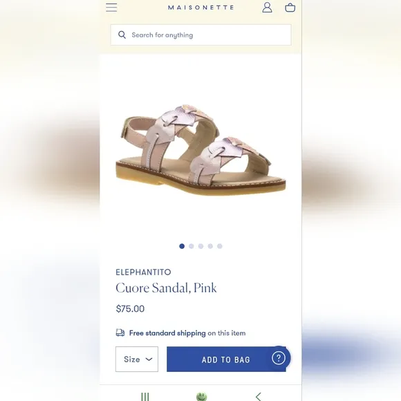 ELEPHANTITO Heart Kids Sandals
