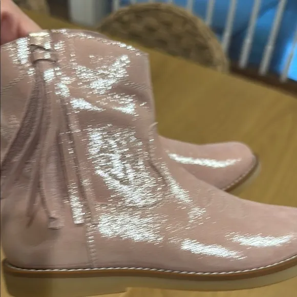 Elephantito pink Hannah suede boots
