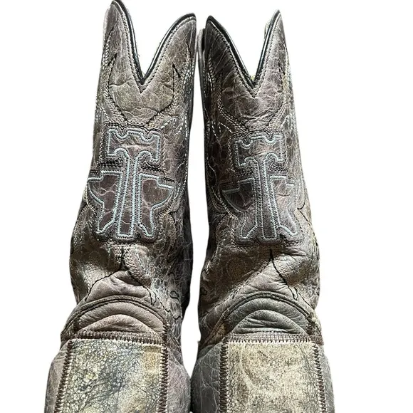 EUC Tin Haul Men's 9.5 D “Money Maker” Leather Western Boots. Worn Couple Times