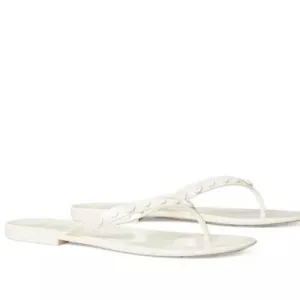 EUC Tory BurchWomen's Studded Jelly Thong Sandals