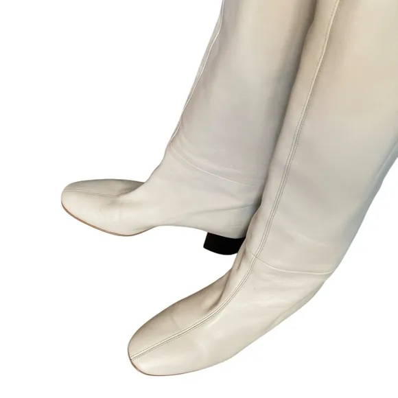 Everlane Glove Boot White Over the Knee Boots size 9
