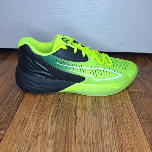 EW PUMA Stewie 1 Quiet Fire Lime Green Athletic Shoes Sneakers Size 9