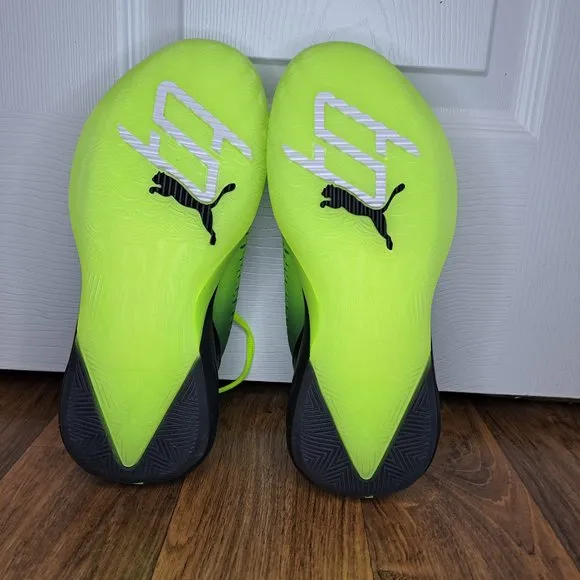 EW PUMA Stewie 1 Quiet Fire Lime Green Athletic Shoes Sneakers Size 9